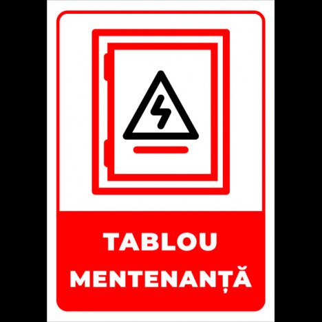 Semn tablou mentenanta